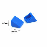 250pcs 1x1 Smooth Bevel 54200 Educational Building Block Bricks Toy DIY - Minifigure -  - The Drift Art Co.