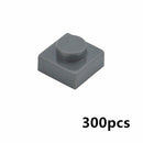 300pcs Thin 1x1 Dots 3024 DIY for Lego Kits Wall bricks Building Blocks Set - LEGO (R) Complete Sets & Packs -  - The Drift Art Co.