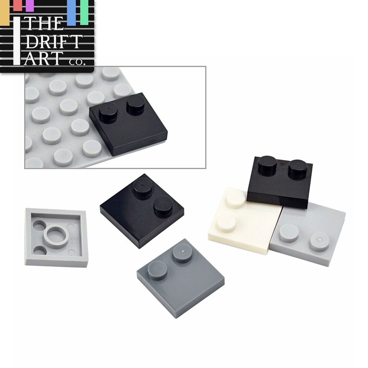 30pcs MOC 2x2 Modified Thin 33909 Educational Building Blocks Bricks Toy DIY - Minifigure -  - The Drift Art Co.