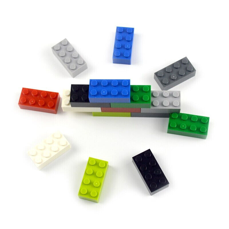 50pcs 2x4 Thick Brick Educational Building Blocks Bricks Toy DIY - 8 Colors!! - The Drift Art Co.