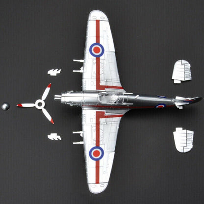 1pc 1/48 Scale British Hurricane Fighter Aircraft Plane Assembly Kit Model Toy - The Drift Art Co.