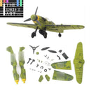1/48 Scale 4D BF-109 Fighter Aircraft Plane Puzzle Assembly Kit Model Art Toy | The Drift Art Co. 1