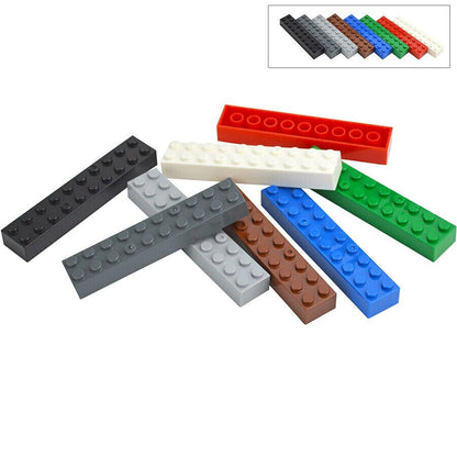 10pcs 2x10 Thick 3006 Brick Basic Building Blocks Bricks Toy DIY - 8 Colors!! - The Drift Art Co.