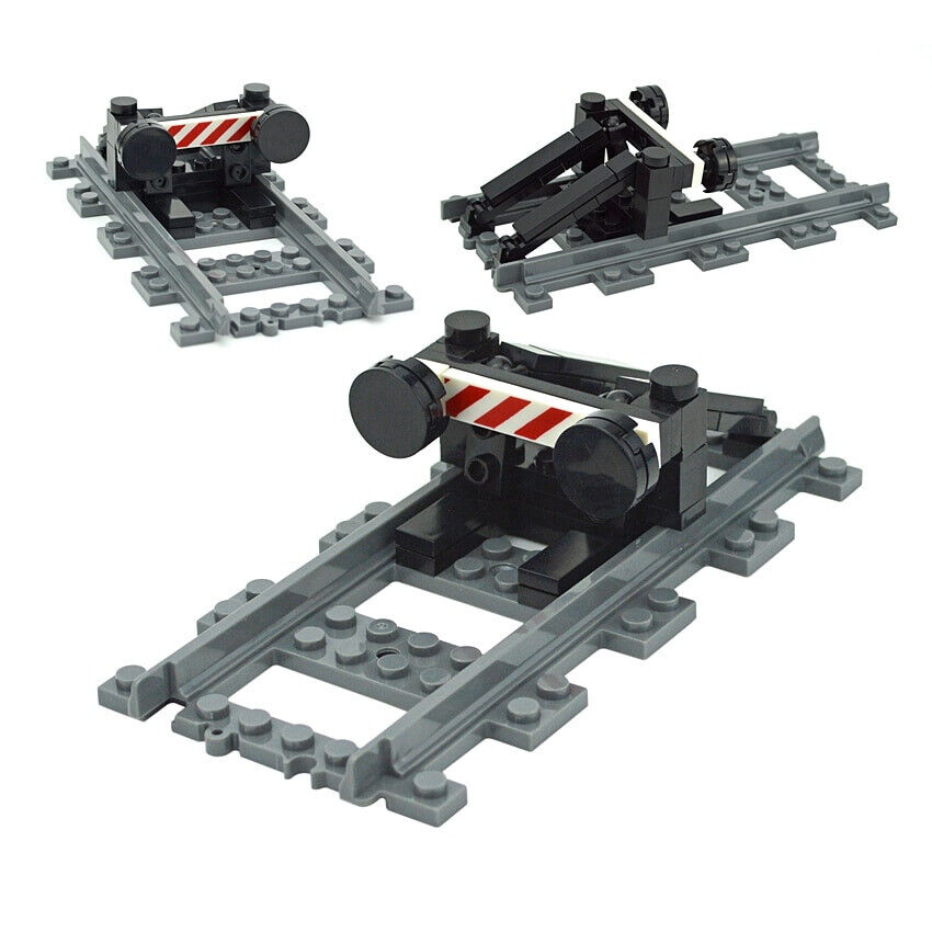 Station Tracks Railway Buffer for Lego Kit Train Building Blocks Sets - 28 Sets! - The Drift Art Co.