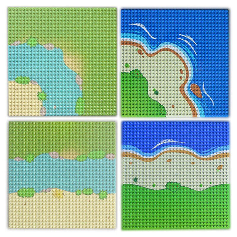 River Sandy Beach Island Building Blocks dots base plate DIY - Various colors! | The Drift Art Co. 2