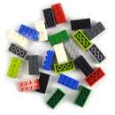50pcs 2x4 Thick Brick Educational Building Blocks Bricks Toy DIY - 8 Colors!! | The Drift Art Co. 5