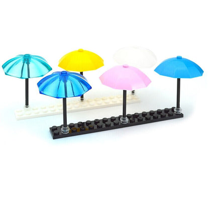 5pcs Umbrella Top w/ No bottom City 4094 Building Blocks Bricks - Various Colors - The Drift Art Co.