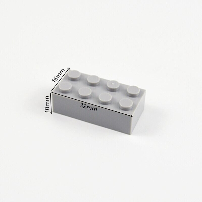 50pcs 2x4 Thick Brick Educational Building Blocks Bricks Toy DIY - 8 Colors!! | The Drift Art Co. 4