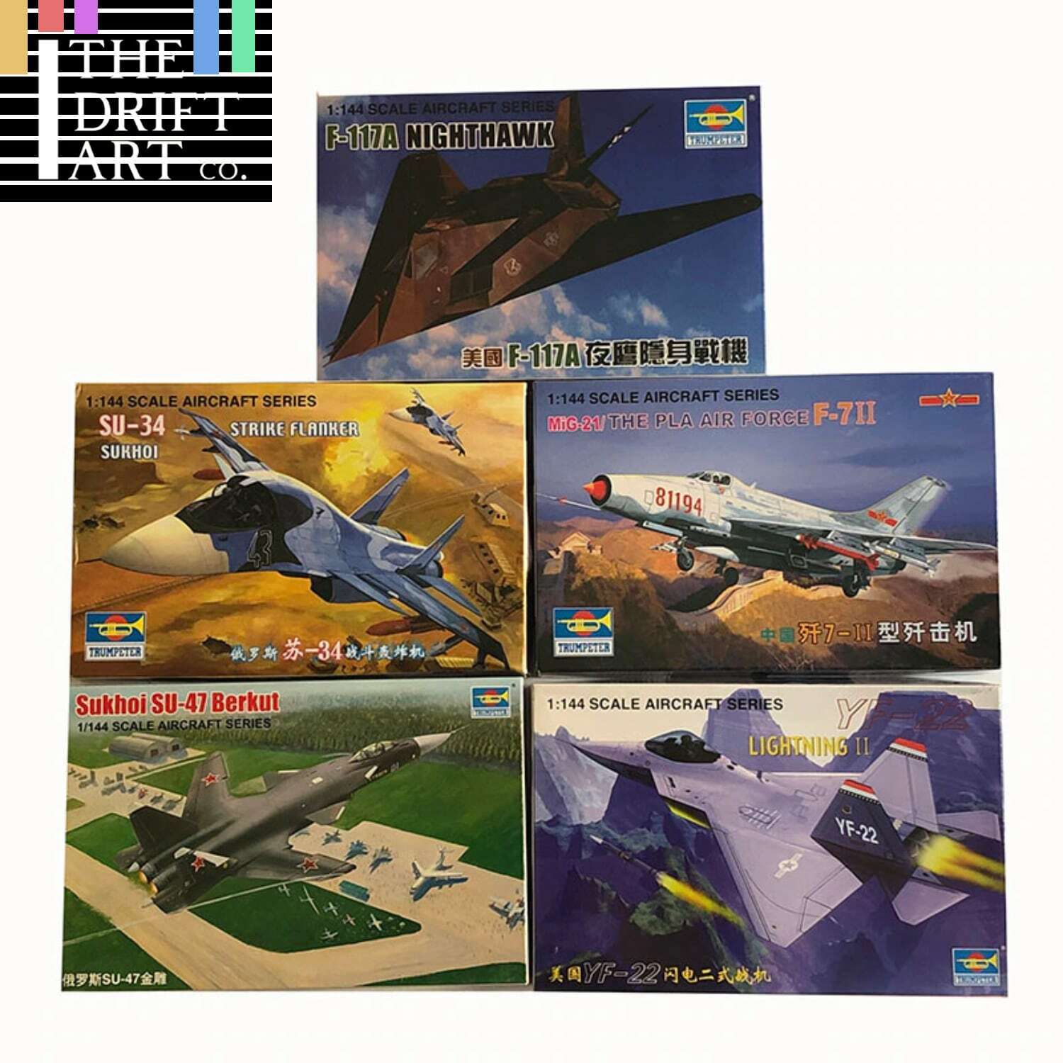 1/144 China Russia USA Military Fighter Plane Assemble Kit Model Aircraft Toy