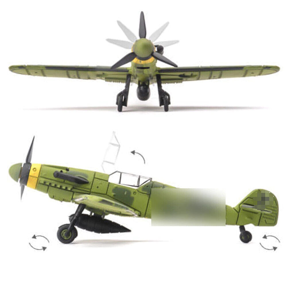 1/48 Scale 4D BF-109 Fighter Aircraft Plane Puzzle Assembly Kit Model Art Toy - The Drift Art Co.