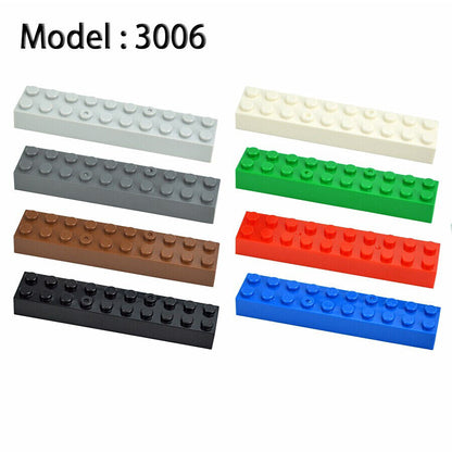 10pcs 2x10 Thick 3006 Brick Basic Building Blocks Bricks Toy DIY - 8 Colors!! - The Drift Art Co.