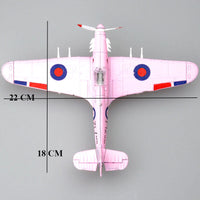 1pcs 1/48 Diecast War-II Hurricane Fighter Aircraft Plane Assembly Kit Model Toy | The Drift Art Co. 4