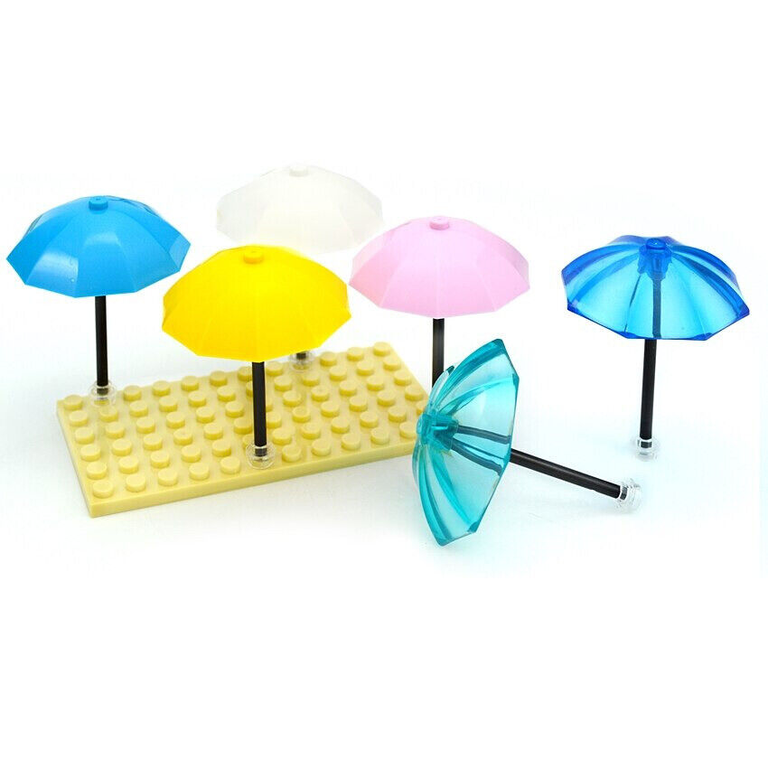 5pcs Umbrella Top w/ No bottom City 4094 Building Blocks Bricks - Various Colors - The Drift Art Co.