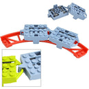 4pc Roller Coaster Rail Bow Slope w Shaft for Lego Kit Building Blocks Brick Set | The Drift Art Co. 3