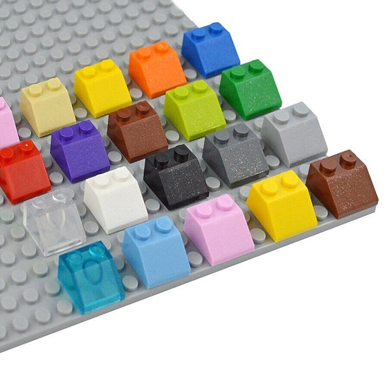 Lot de 50 tuiles de toit épaisses 3039, pente 2x2, 45°, blocs de construction, jouet à faire soi-même