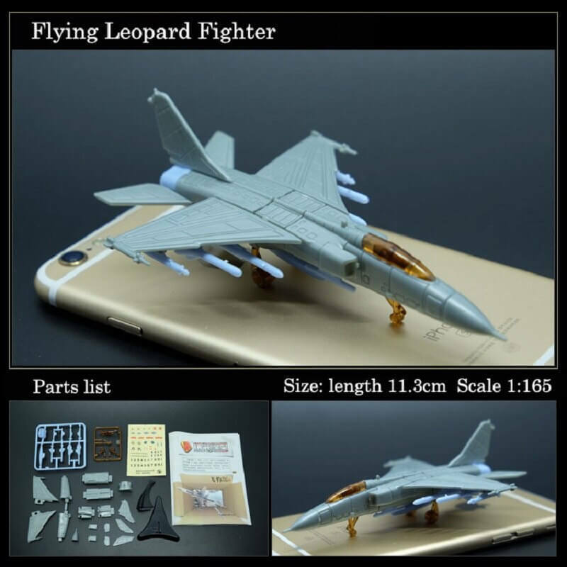 4D JH-7 Fighter-Bomber(FBC-1) Fighter Aircraft Plane Assembly Kit Model Art Toy - The Drift Art Co.