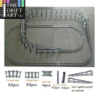 City Rail Flexible Tracks for Lego Kit Train Building Blocks Sets DIY - 20 Sets! | The Drift Art Co. 1