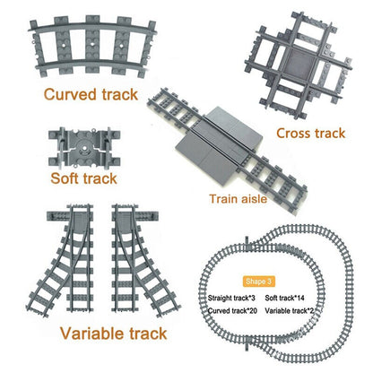 Station Tracks Railway Buffer for Lego Kit Train Building Blocks Sets - 28 Sets! - The Drift Art Co.