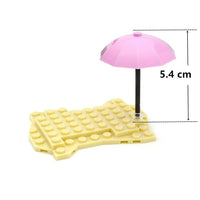 5pcs Umbrella Top w/ No bottom City 4094 Building Blocks Bricks - Various Colors | The Drift Art Co. 3