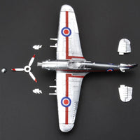 1pcs 1/48 Diecast War-II Hurricane Fighter Aircraft Plane Assembly Kit Model Toy | The Drift Art Co. 3