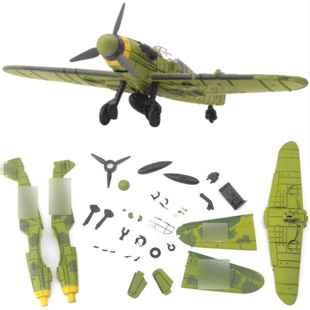 1/48 Scale 4D BF-109 Fighter Aircraft Plane Puzzle Assembly Kit Model Art Toy - The Drift Art Co.