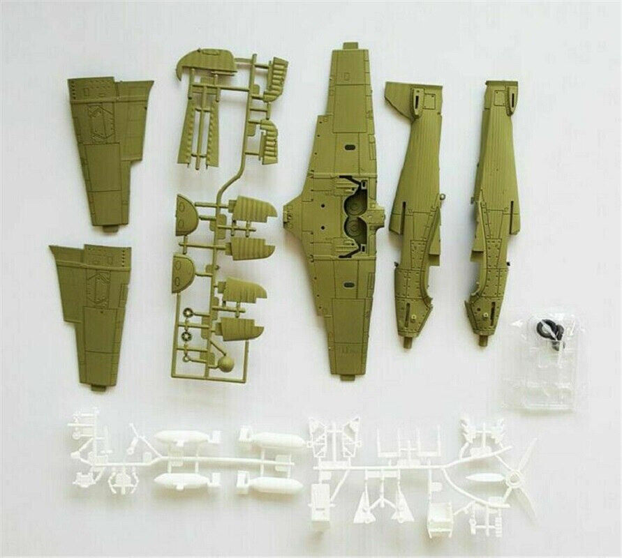 1pc 1/48 Scale British Hurricane Fighter Aircraft Plane Assembly Kit Model Toy - The Drift Art Co.