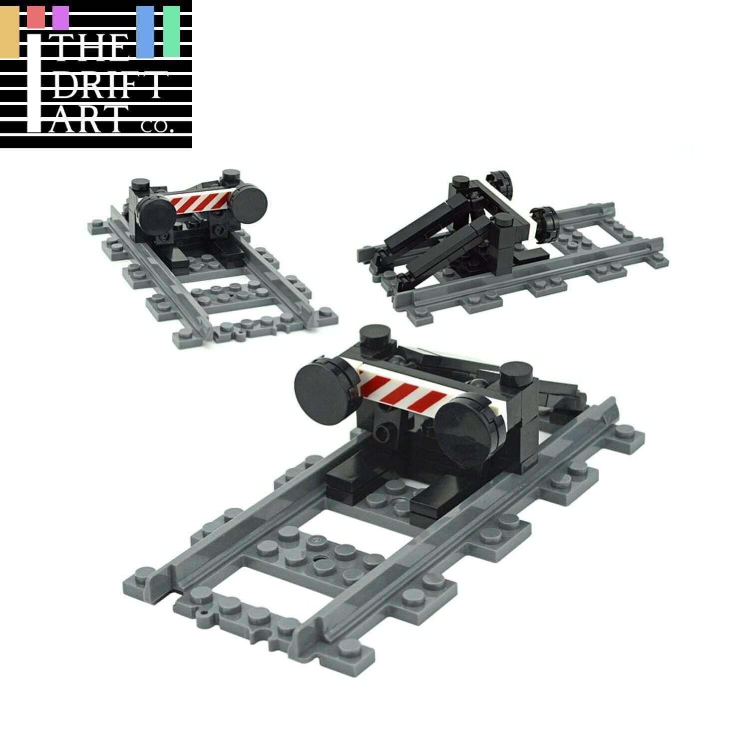 Station Tracks Railway Buffer for Lego Kit Train Building Blocks Sets - 28 Sets! - The Drift Art Co.