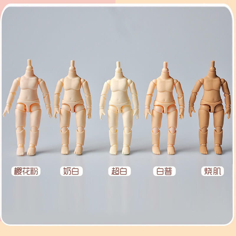 Body - 11cm YMY body suitable For 1:12 GSC Head BJD OB Obitsu 11 Ymy Toy Doll - The Drift Art Co.