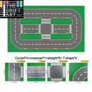32x32 Dots Green City Street Baseplate Building Blocks Bricks Set DIY - 10 types - Baseplate -  - The Drift Art Co.