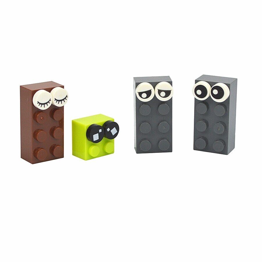 40pcs 98138 Part 1x1 Tile Round Eyelash Pupile For Lego Building Blocks Sets DIY - Plant & Flower -  - The Drift Art Co.