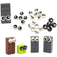 40pcs 98138 Part 1x1 Tile Round Eyelash Pupile For Lego Building Blocks Sets DIY - Plant & Flower -  - The Drift Art Co.
