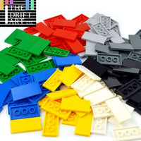 50pcs Ceramic Flat Tile 2x4 Building Blocks Bricks Toy DIY - Many colors - Minifigure -  - The Drift Art Co.