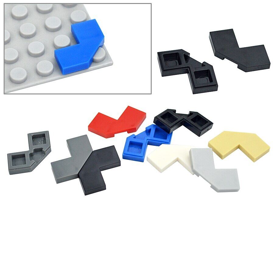 50pcs MOC 2x2 Corner smooth Tile 27263 Educational Building Blocks Brick Toy DIY -  - The Drift Art Co.
