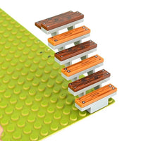 50pcs Smooth Wood Board Flat 1x4 City House Building Blocks Bricks - Var Colors - Minifigure -  - The Drift Art Co.