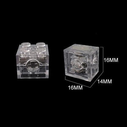 5pcs 2x2 dot LED Light Up Colorful Educational Building Blocks Brick Toy -SQUARE -  - The Drift Art Co.