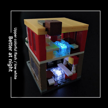 5pcs 2x2 dot LED Light Up Colorful Educational Building Blocks Brick Toy -SQUARE -  - The Drift Art Co.