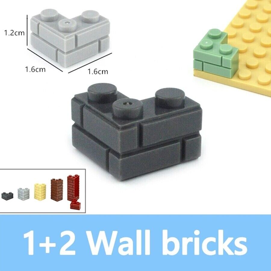 90pc 1x2 Dots SM3232 MOC Part for Lego Kit Corner Wall brick Building Blocks Set -  - The Drift Art Co.