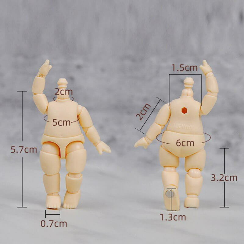 Body - Small YMY body suitable For GSC Head BJD OB Obitsu 11 Ymy Toy Doll -  - The Drift Art Co.