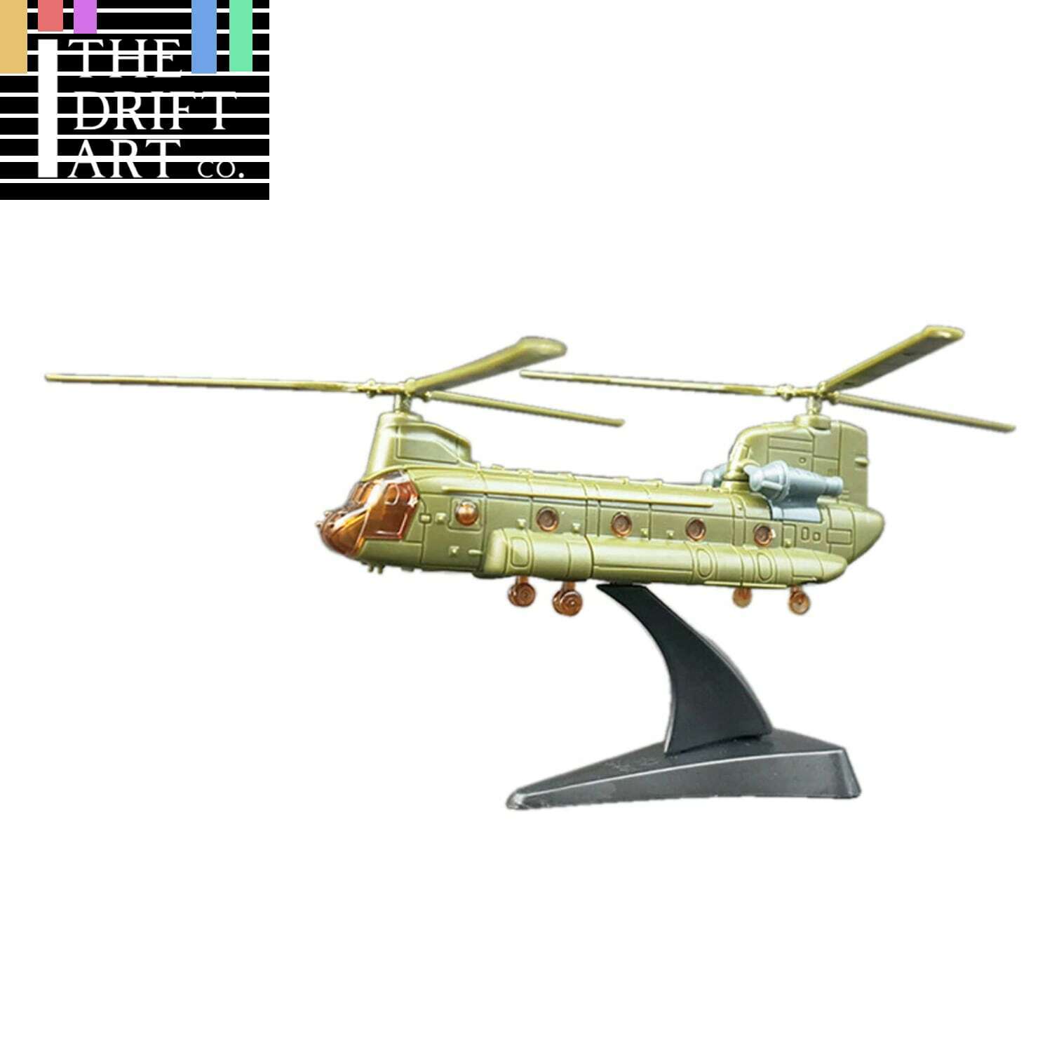 Boeing CH-47 Chinook 4D Helicopter Aircraft Plane  Assembly Kit Model Art Toy - Airplane -  - The Drift Art Co.