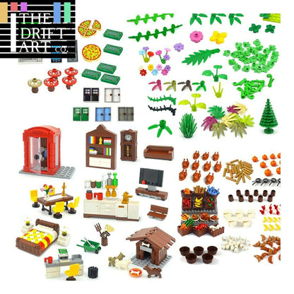 City Food Fruit Trees Box Flower Parts for Lego Sets Building Blocks Sets DIY -  - The Drift Art Co.