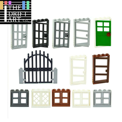 Door Window Castle Hotel House MOC Educational Building Blocks Bricks Toy DIY -  - The Drift Art Co.