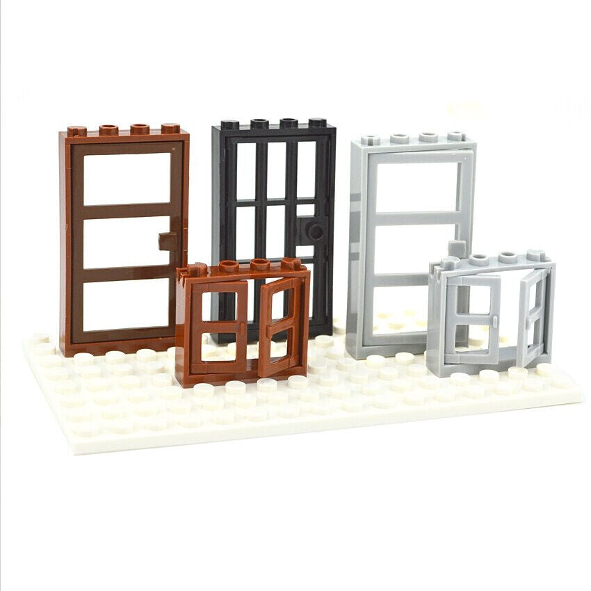 Door Window Castle Hotel House MOC Educational Building Blocks Bricks Toy DIY - Minifigure -  - The Drift Art Co.