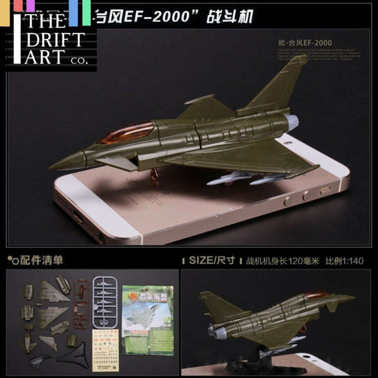 EF-2000 Eurofighter Typhoon 4D Fighter Aircraft Plane Assembly Kit Model Art Toy