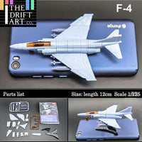F-4 fighter Phantom II 4D Fighter Aircraft Plane Assembly Kit Model Art Toy - Aircraft -  - The Drift Art Co.