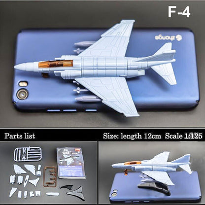 F-4 fighter Phantom II 4D Fighter Aircraft Plane Assembly Kit Model Art Toy -  - The Drift Art Co.#variant_sku#