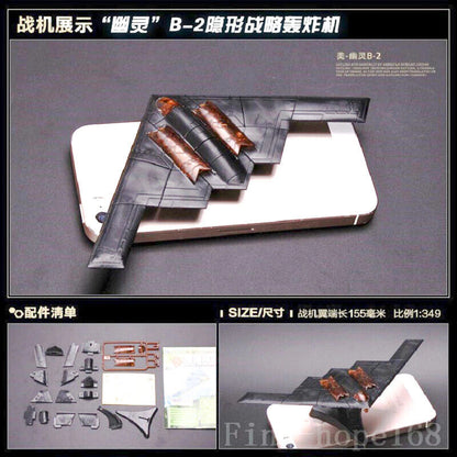 Figure B-2 Spirit 4D Bomber Aircraft Plane  Assembly Kit Model Art Toy -  - The Drift Art Co.#variant_sku#