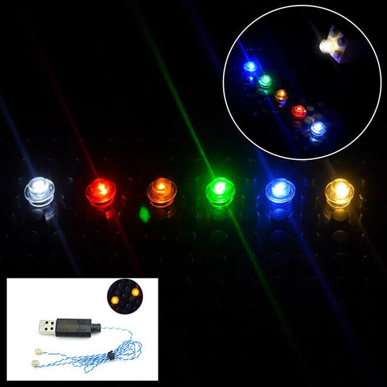 Lámparas LED Lámpara de luz LED de calle de ciudad Sable Bloques de construcción educativos Juguete de ladrillo