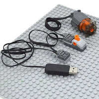 LED MOC City 9686 8883 Motor Power Supply USB cable Building Block Bricks Toy - Minifigure -  - The Drift Art Co.