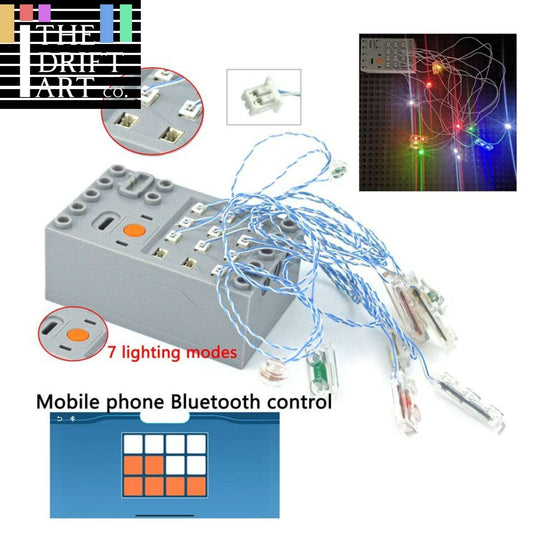 Bloques de construcción de ladrillos de juguete con lámpara de control remoto de alta tecnología LED MOC City Street