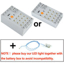 LED MOC City Street Hi-Tech Remote Control Lamp Pin Building Block Bricks Toy - Minifigure -  - The Drift Art Co.